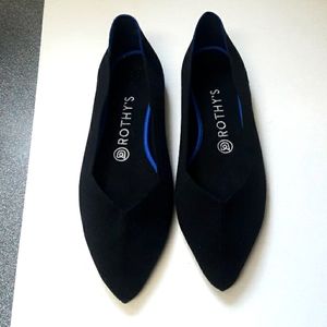 Rothy Black Point Shoes